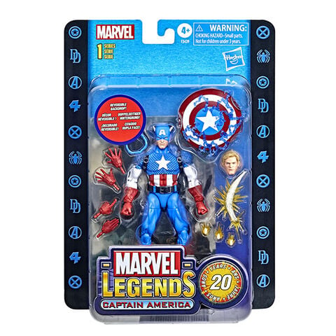 Figurine Marvel Legends - Captain America - 20th Anniversaire